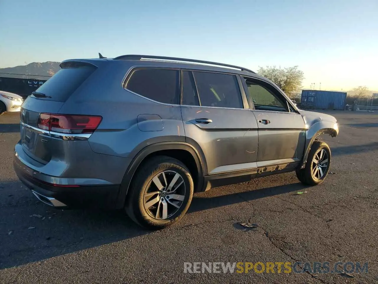 3 fotografías del automóvil dañado 1V2LP2CA2MC589404 VOLKSWAGEN ATLAS 2021