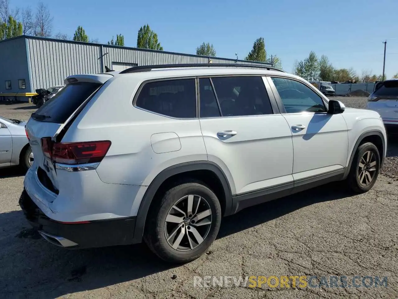 3 fotografías del automóvil dañado 1V2LP2CA5MC521520 VOLKSWAGEN ATLAS 2021