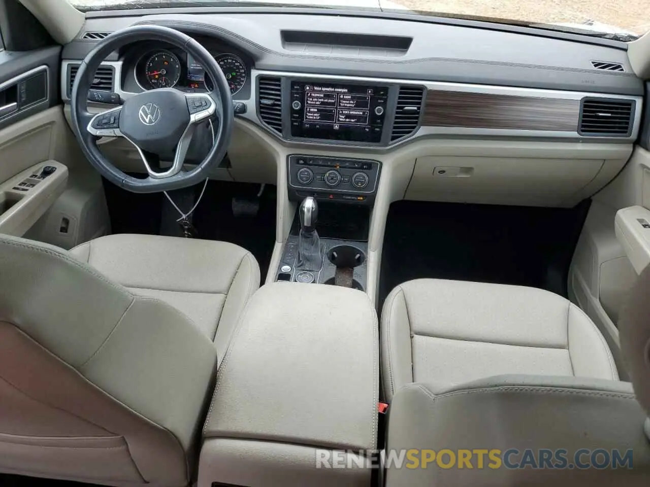 8 fotografías del automóvil dañado 1V2LP2CA8MC508583 VOLKSWAGEN ATLAS 2021