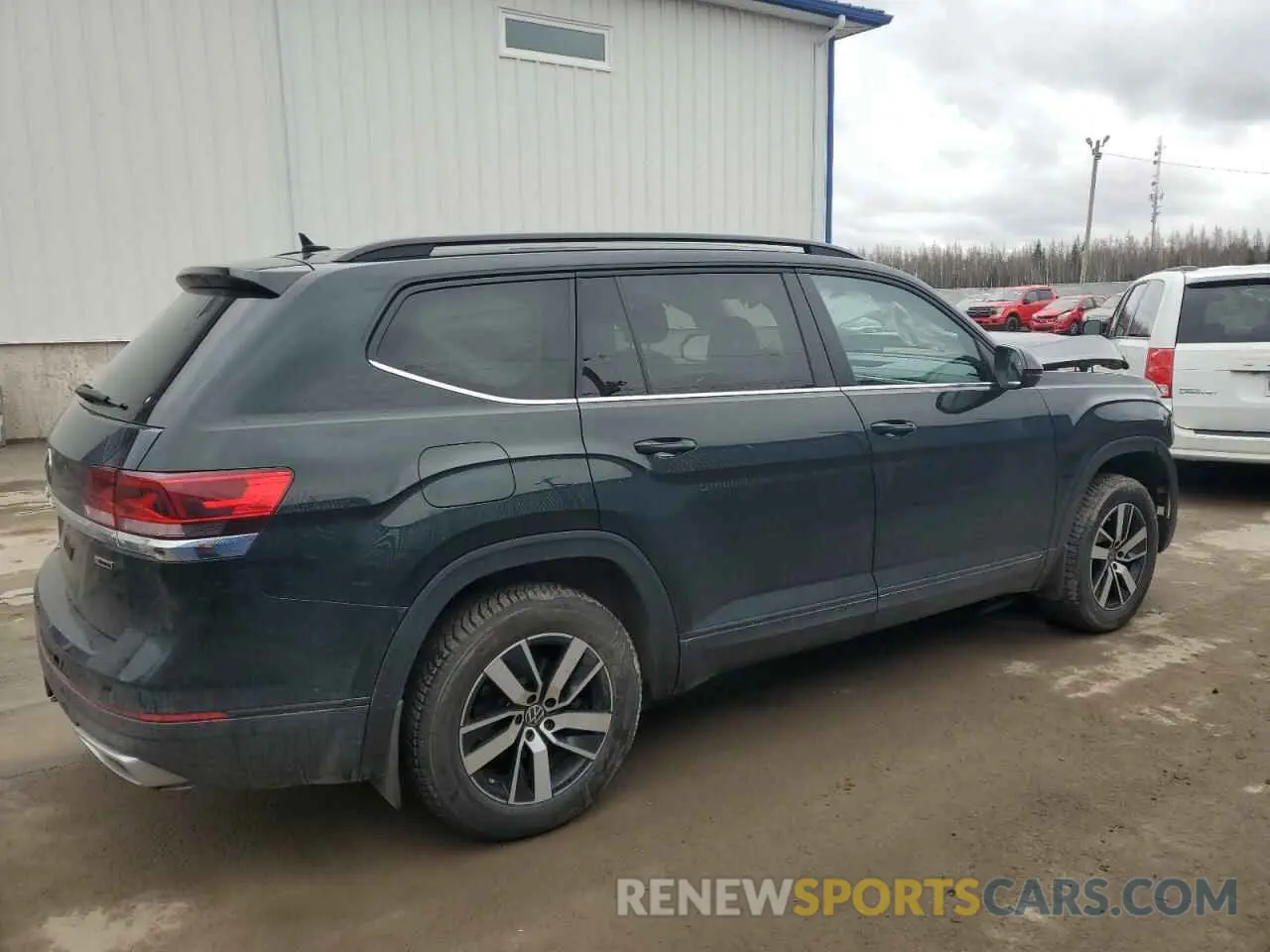 3 fotografías del automóvil dañado 1V2LR2CAXMC546438 VOLKSWAGEN ATLAS 2021
