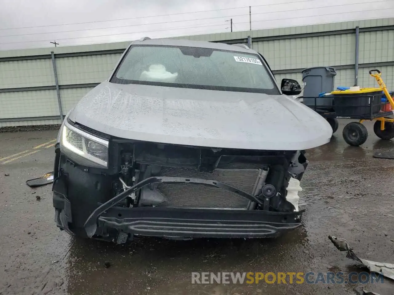 5 fotografías del automóvil dañado 1V2ME2CA4MC231070 VOLKSWAGEN ATLAS 2021