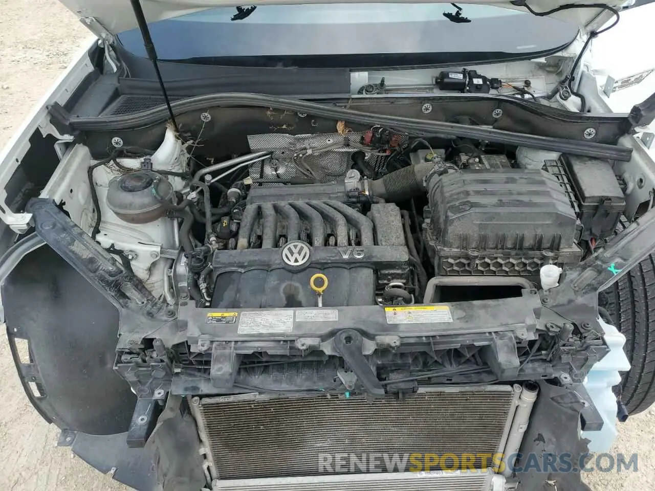 12 fotografías del automóvil dañado 1V2ME2CA7MC238322 VOLKSWAGEN ATLAS 2021