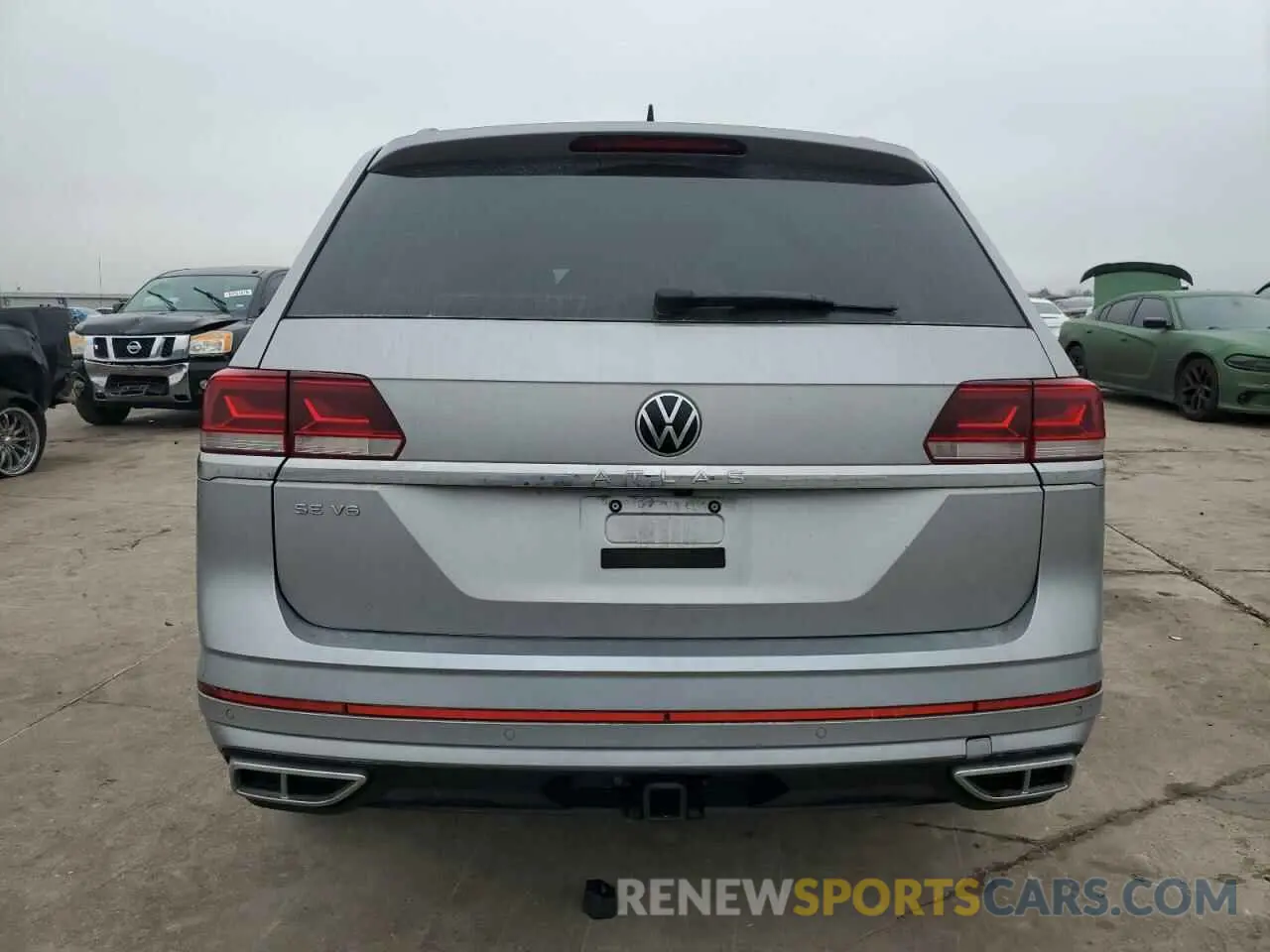 6 fotografías del automóvil dañado 1V2MR2CA3MC531395 VOLKSWAGEN ATLAS 2021