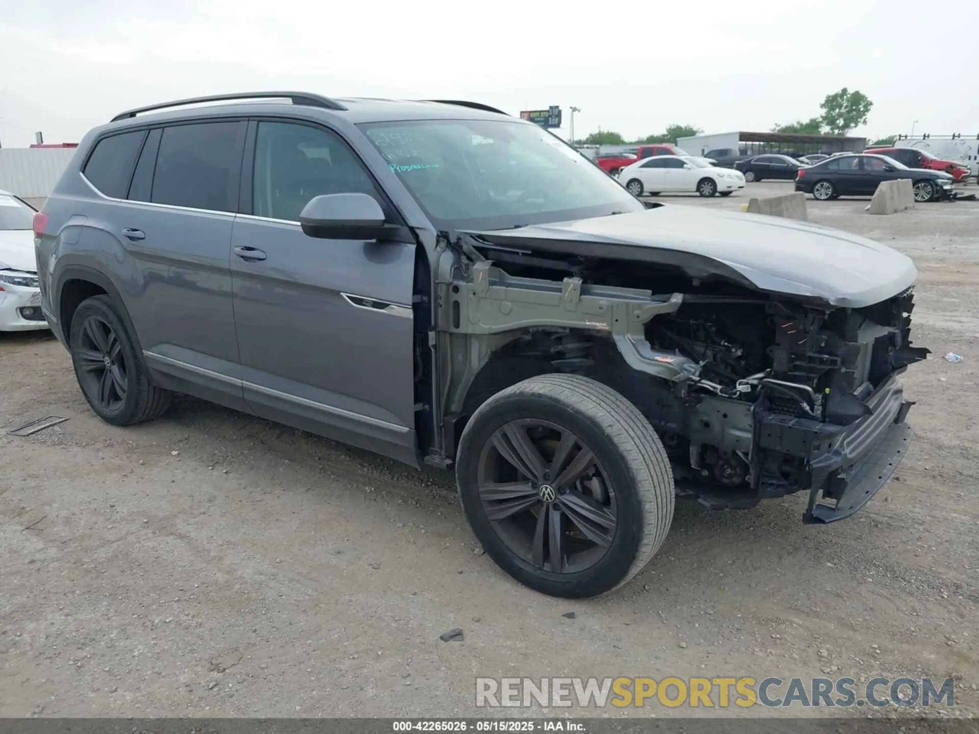 1 fotografías del automóvil dañado 1V2NR2CA4MC529207 VOLKSWAGEN ATLAS 2021