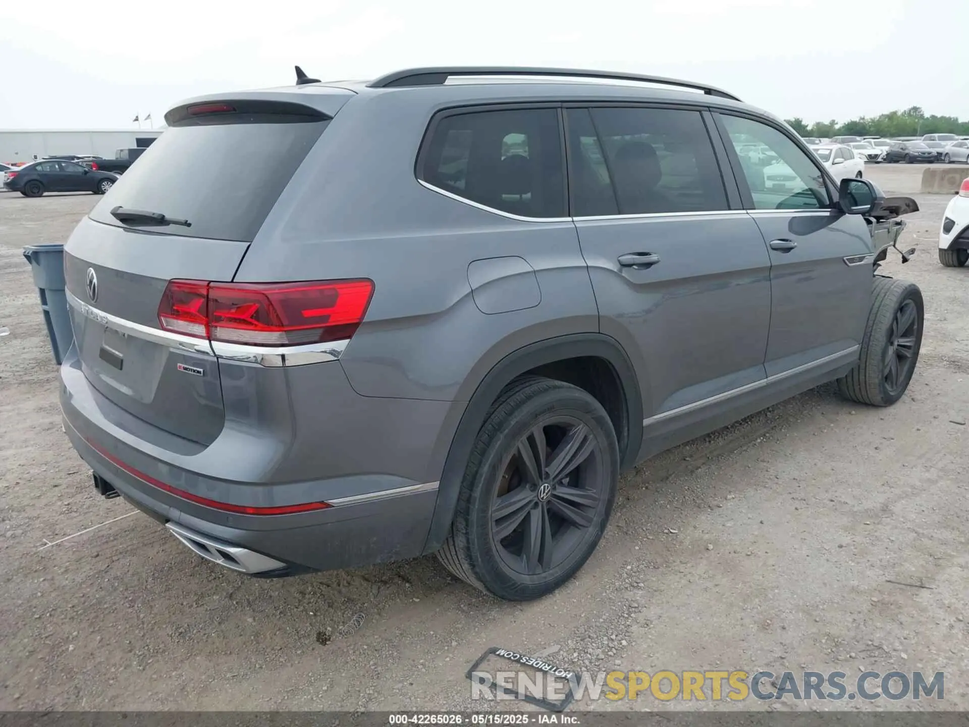 4 fotografías del automóvil dañado 1V2NR2CA4MC529207 VOLKSWAGEN ATLAS 2021
