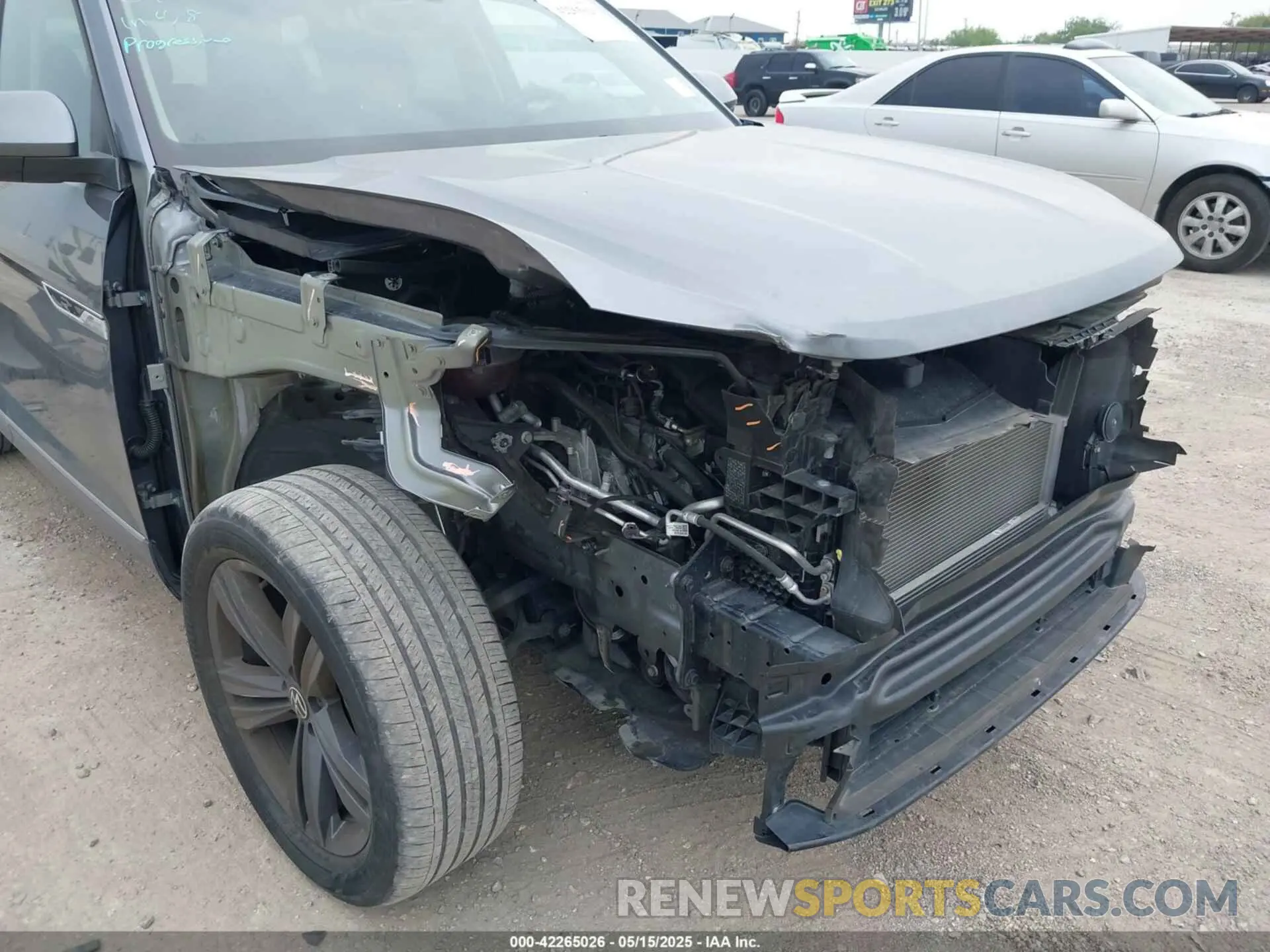 6 fotografías del automóvil dañado 1V2NR2CA4MC529207 VOLKSWAGEN ATLAS 2021