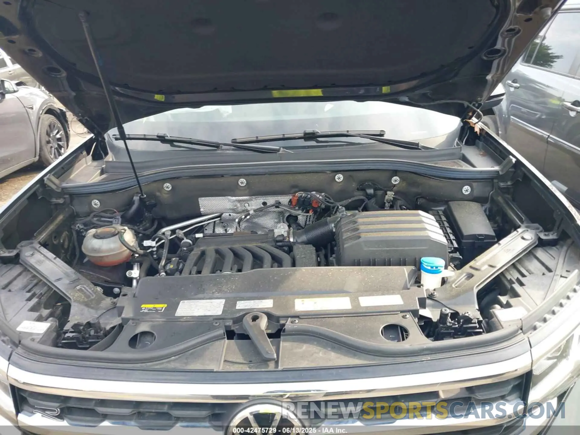10 fotografías del automóvil dañado 1V2NR2CA7MC535342 VOLKSWAGEN ATLAS 2021