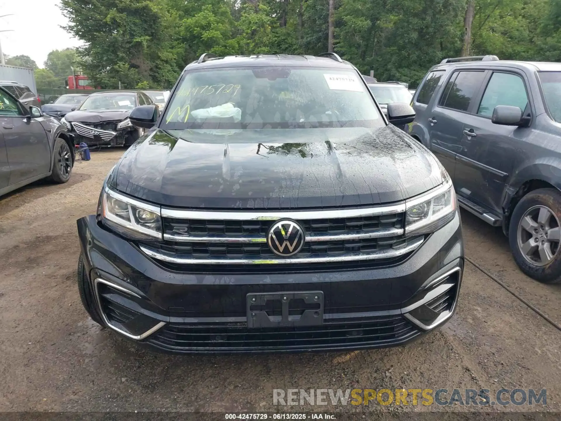 12 fotografías del automóvil dañado 1V2NR2CA7MC535342 VOLKSWAGEN ATLAS 2021