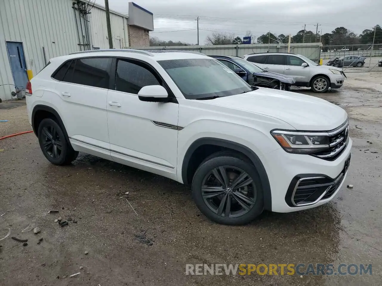 4 fotografías del automóvil dañado 1V2PE2CA1MC208228 VOLKSWAGEN ATLAS 2021