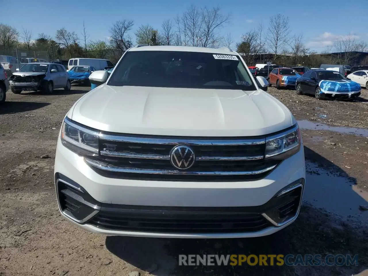 5 fotografías del automóvil dañado 1V2PE2CA1MC237020 VOLKSWAGEN ATLAS 2021