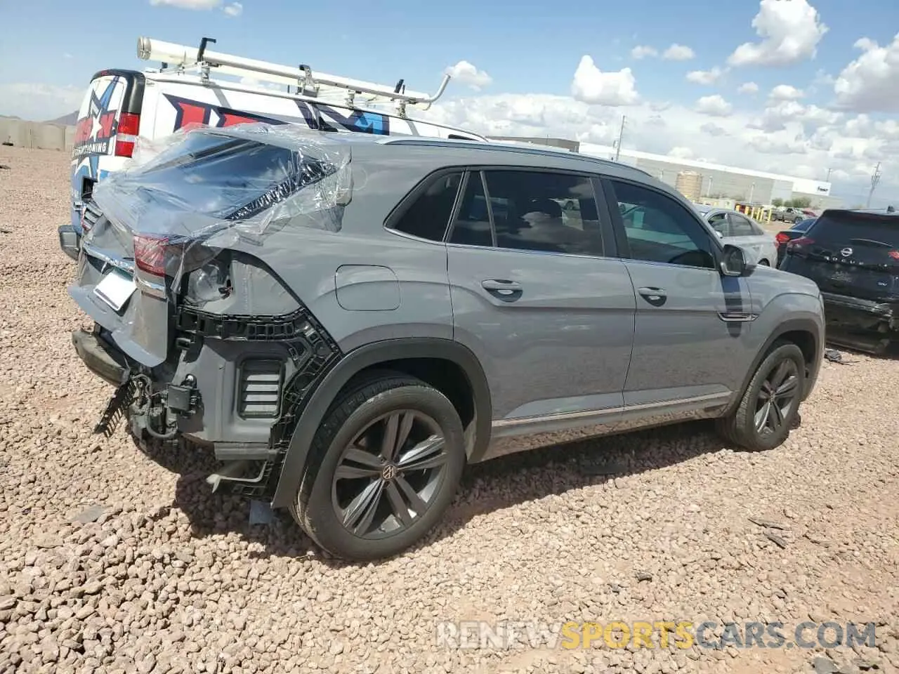 3 fotografías del automóvil dañado 1V2PE2CA5MC212105 VOLKSWAGEN ATLAS 2021