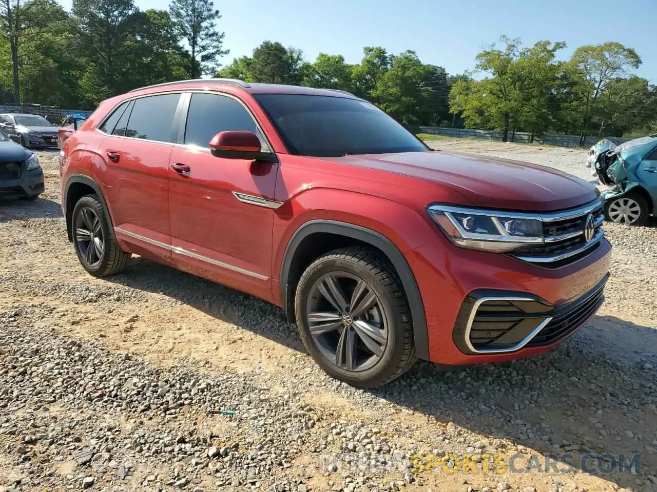4 fotografías del automóvil dañado 1V2PE2CA6MC229995 VOLKSWAGEN ATLAS 2021