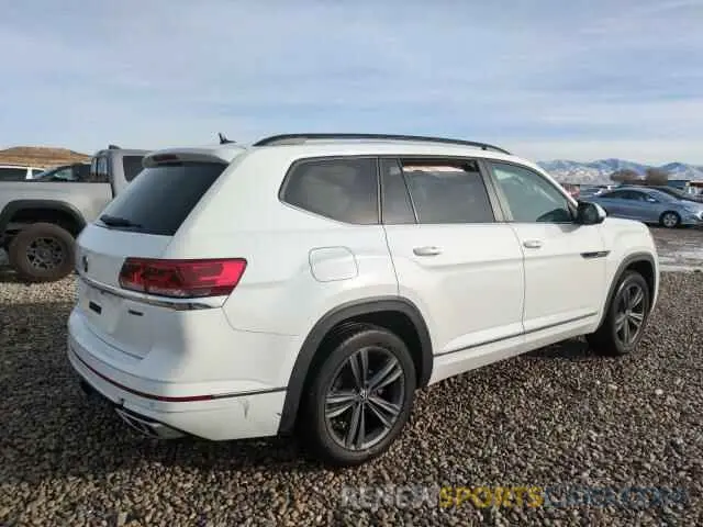 3 fotografías del automóvil dañado 1V2RR2CA1MC527352 VOLKSWAGEN ATLAS 2021