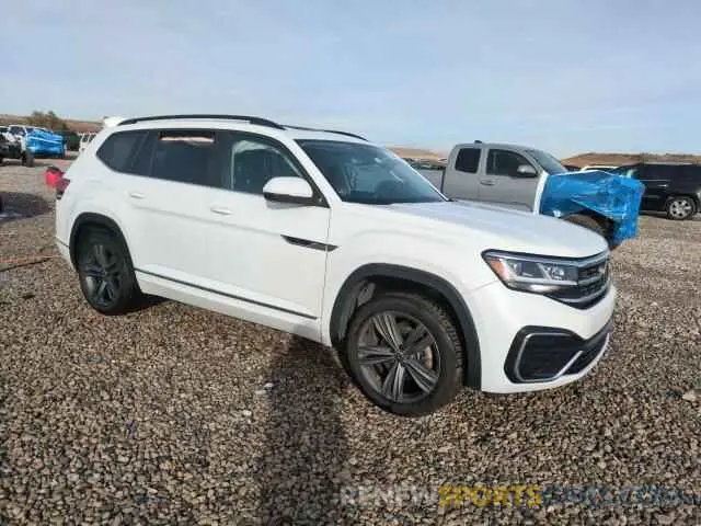 4 fotografías del automóvil dañado 1V2RR2CA1MC527352 VOLKSWAGEN ATLAS 2021