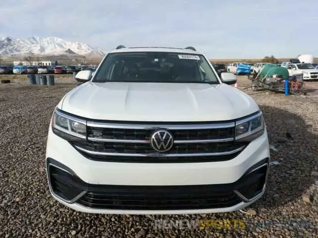 5 fotografías del automóvil dañado 1V2RR2CA1MC527352 VOLKSWAGEN ATLAS 2021