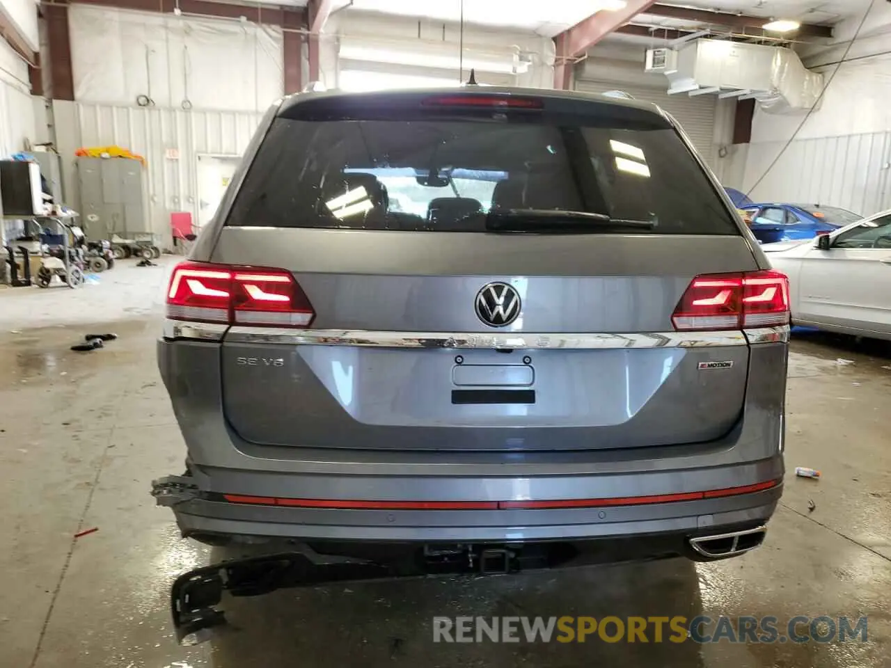 6 fotografías del automóvil dañado 1V2RR2CA1MC533071 VOLKSWAGEN ATLAS 2021