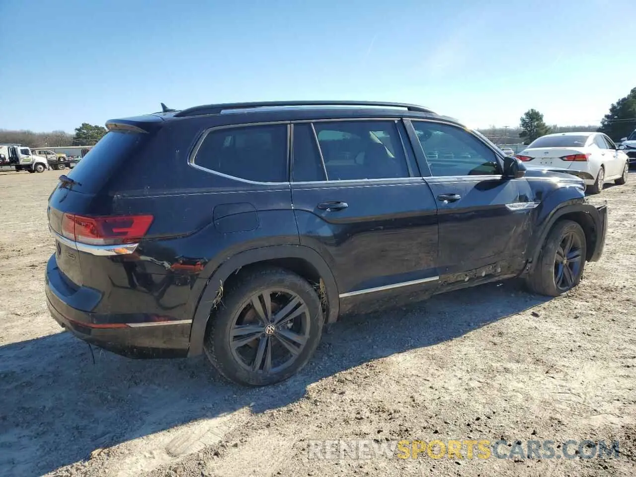 3 fotografías del automóvil dañado 1V2RR2CA1MC575613 VOLKSWAGEN ATLAS 2021