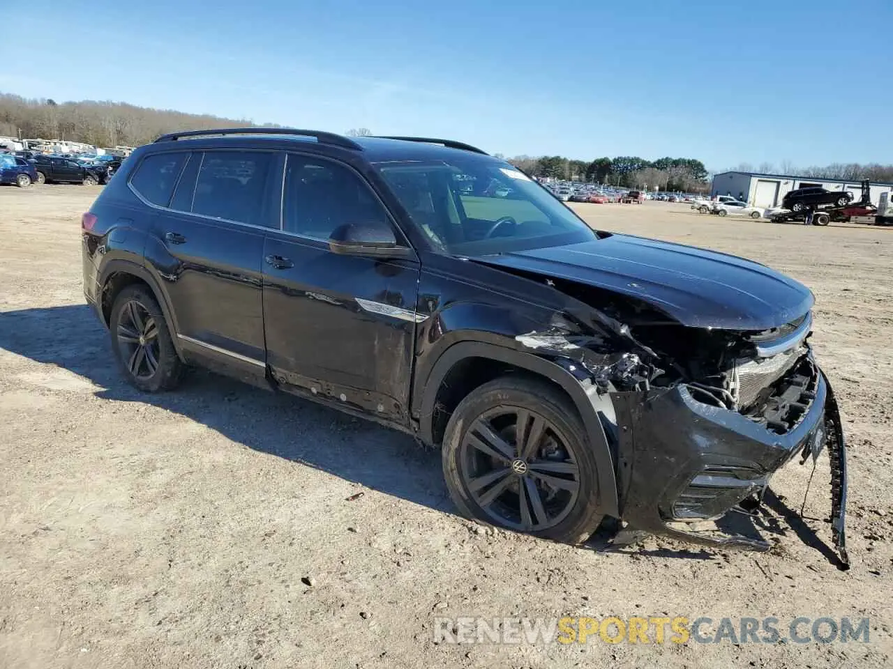 4 fotografías del automóvil dañado 1V2RR2CA1MC575613 VOLKSWAGEN ATLAS 2021