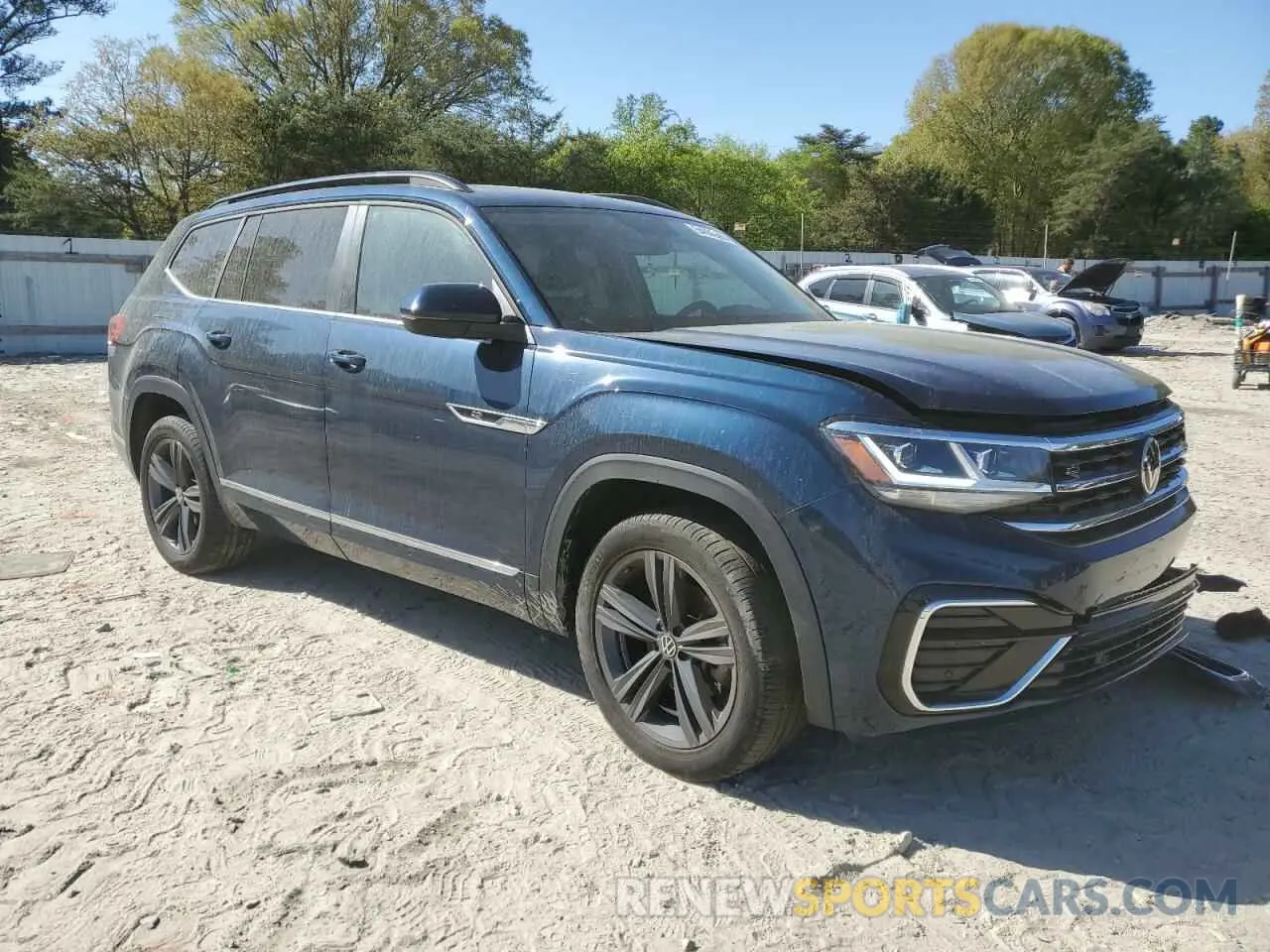 4 fotografías del automóvil dañado 1V2RR2CA8MC531821 VOLKSWAGEN ATLAS 2021