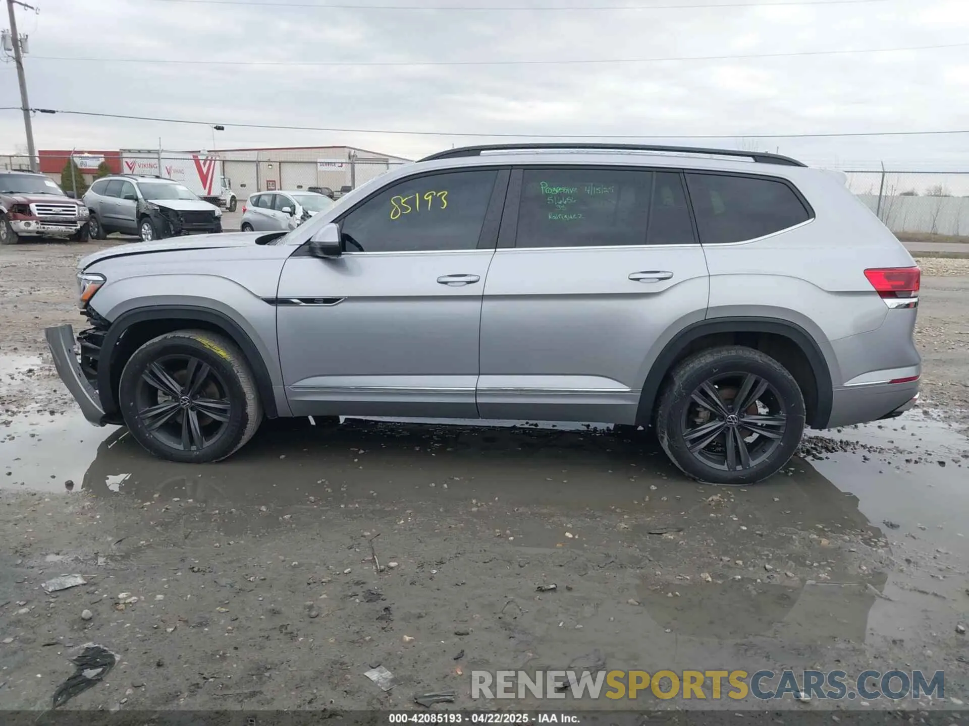 14 fotografías del automóvil dañado 1V2RR2CA8MC534539 VOLKSWAGEN ATLAS 2021