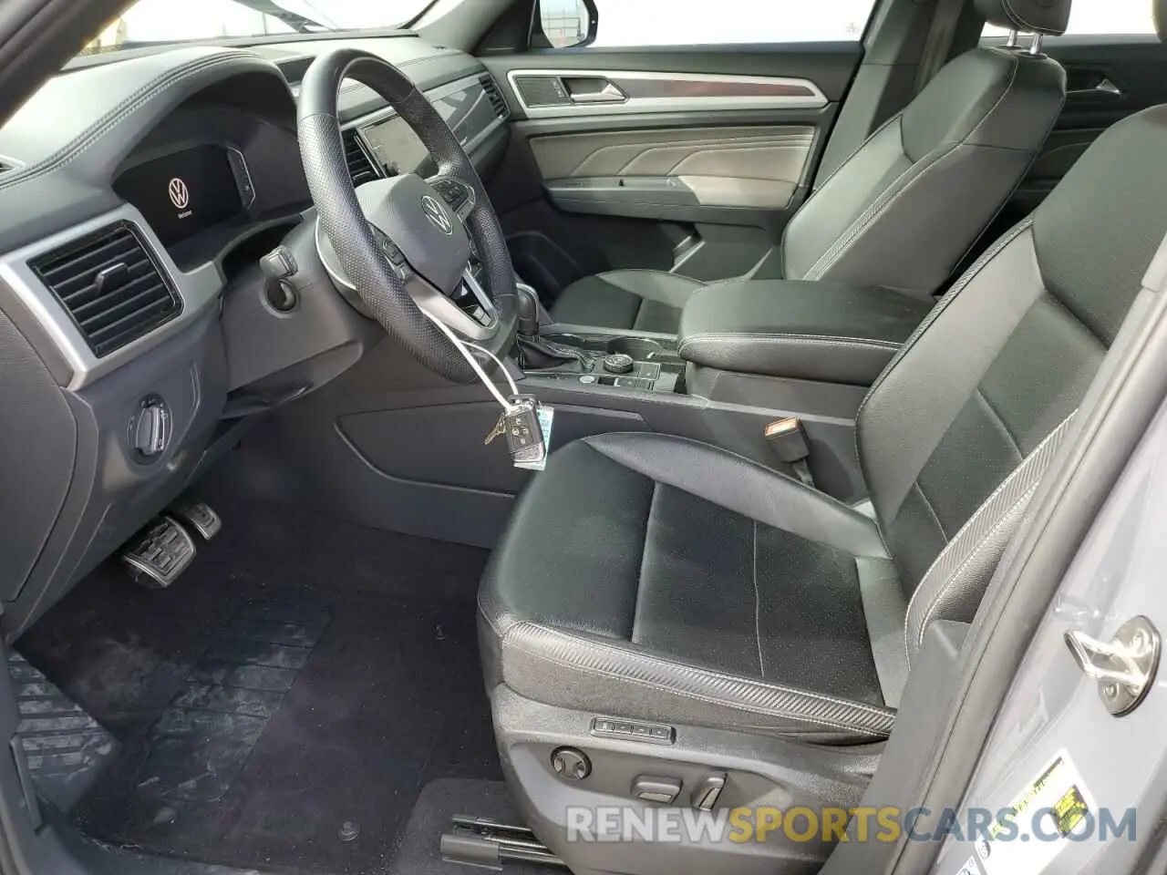 7 fotografías del automóvil dañado 1V2SE2CA8MC219429 VOLKSWAGEN ATLAS 2021