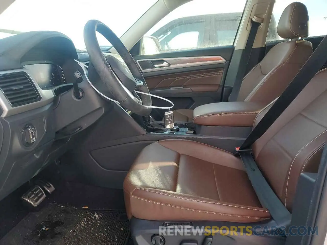 7 fotografías del automóvil dañado 1V2SR2CA5MC578371 VOLKSWAGEN ATLAS 2021
