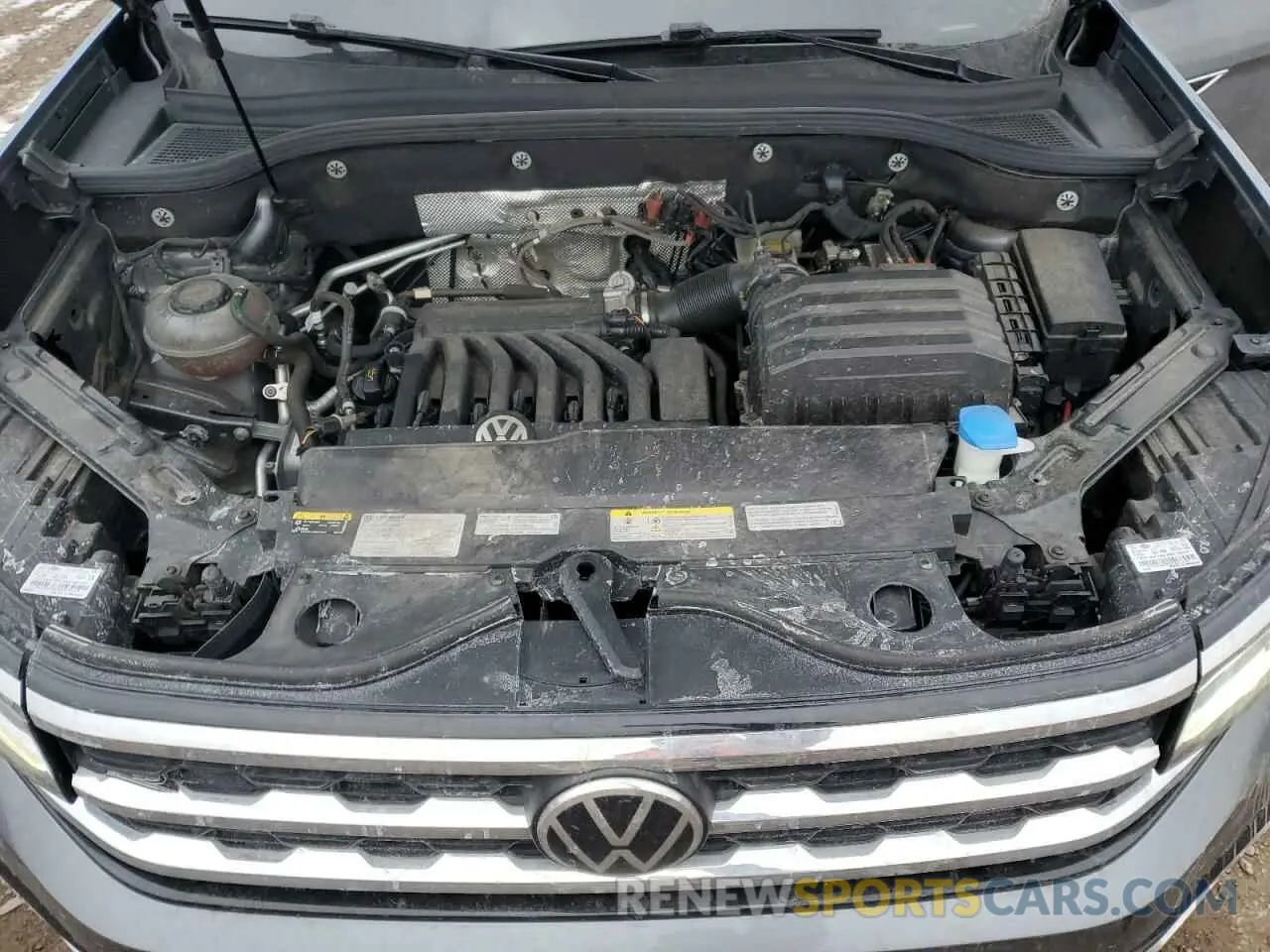 12 fotografías del automóvil dañado 1V2SR2CA5MC589807 VOLKSWAGEN ATLAS 2021