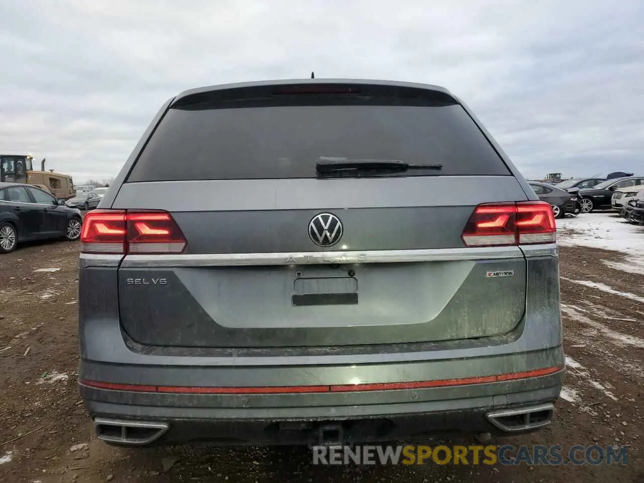 6 fotografías del automóvil dañado 1V2SR2CA5MC589807 VOLKSWAGEN ATLAS 2021
