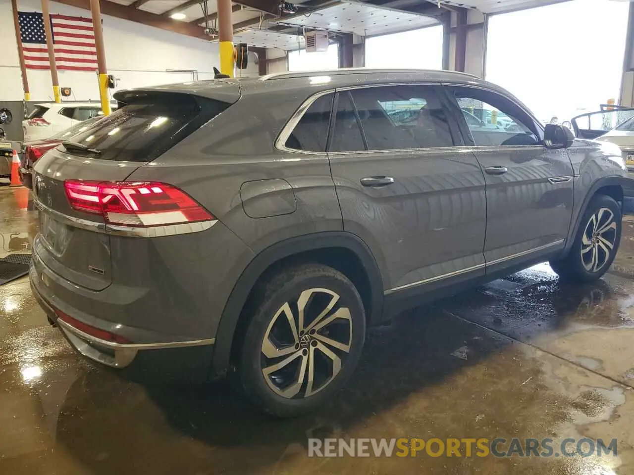 3 fotografías del automóvil dañado 1V2TE2CA0MC220420 VOLKSWAGEN ATLAS 2021