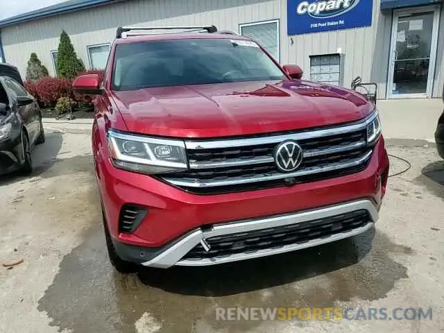 14 fotografías del automóvil dañado 1V2TP2CA2MC562543 VOLKSWAGEN ATLAS 2021