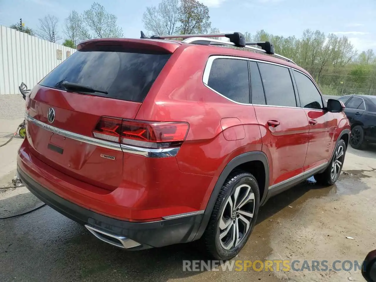 3 fotografías del automóvil dañado 1V2TP2CA2MC562543 VOLKSWAGEN ATLAS 2021