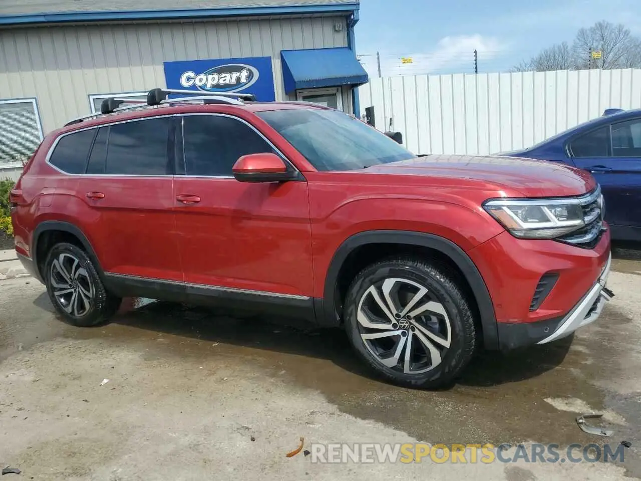 4 fotografías del automóvil dañado 1V2TP2CA2MC562543 VOLKSWAGEN ATLAS 2021