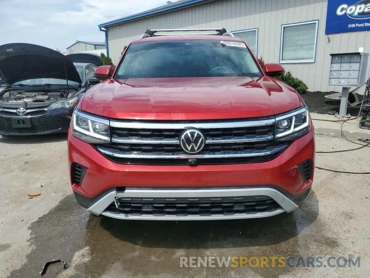 5 fotografías del automóvil dañado 1V2TP2CA2MC562543 VOLKSWAGEN ATLAS 2021
