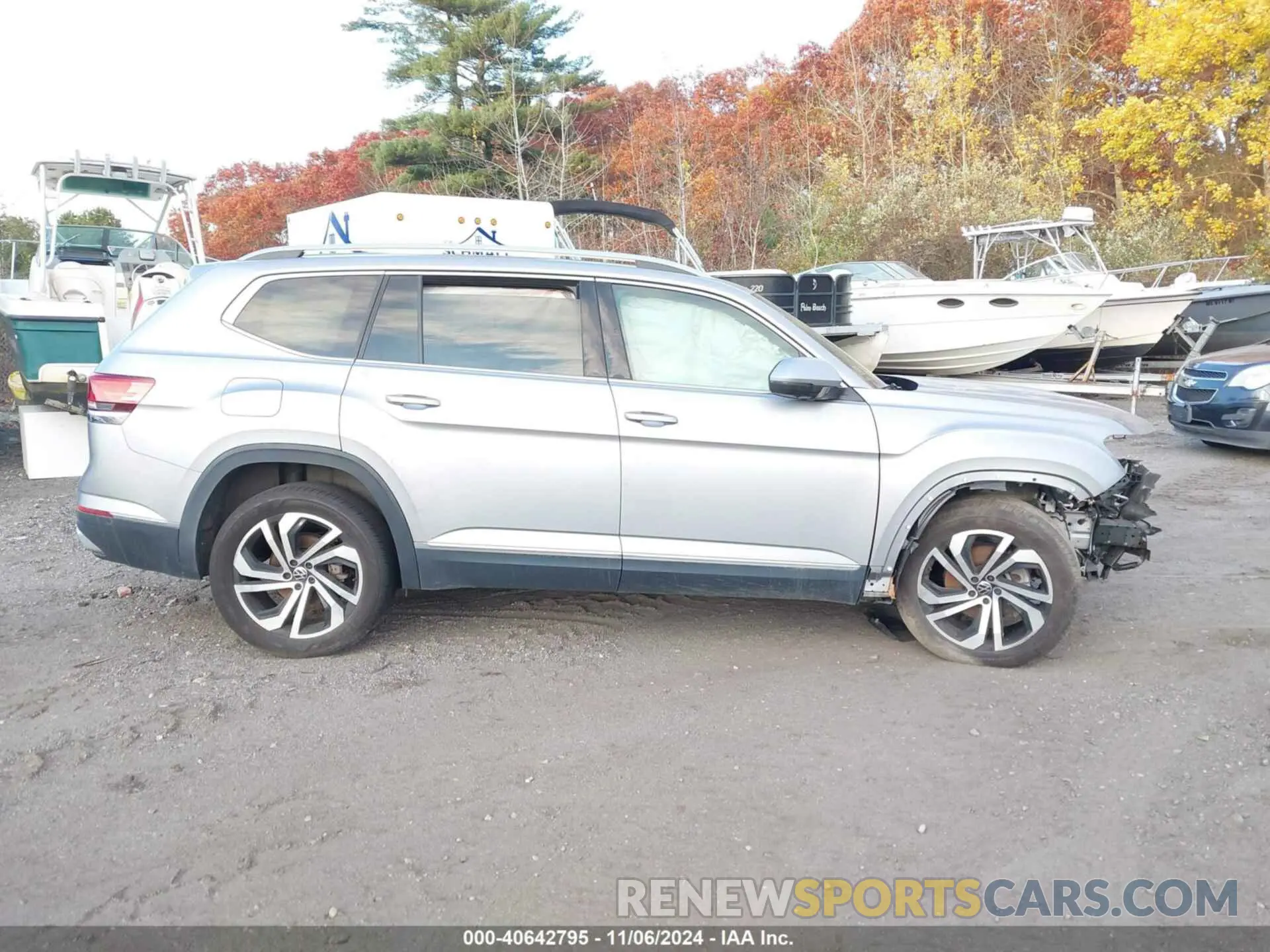 14 fotografías del automóvil dañado 1V2TR2CA1MC537532 VOLKSWAGEN ATLAS 2021