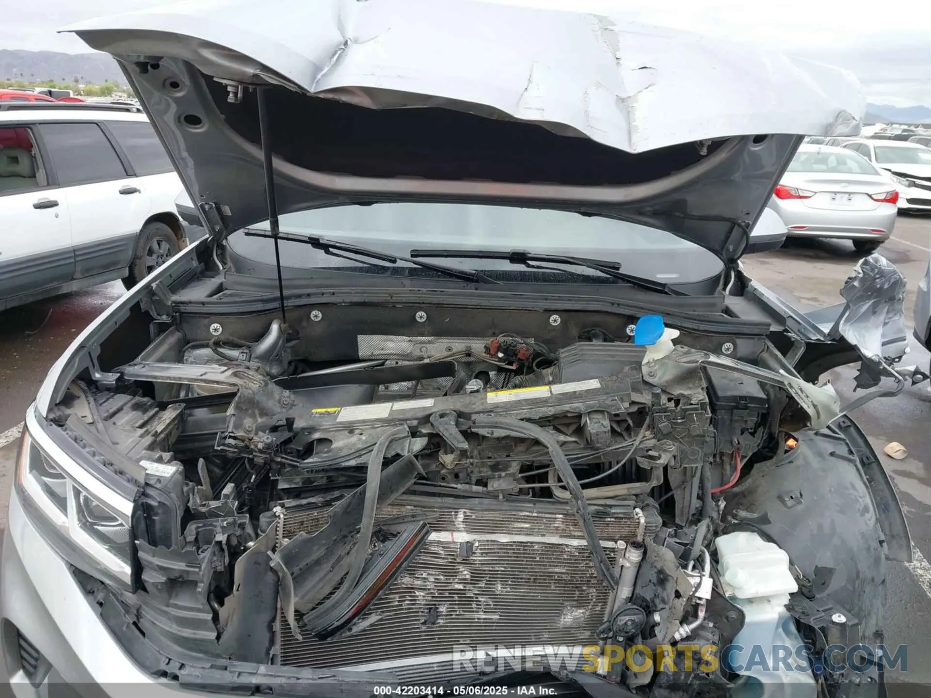 10 fotografías del automóvil dañado 1V2TR2CA1MC538745 VOLKSWAGEN ATLAS 2021