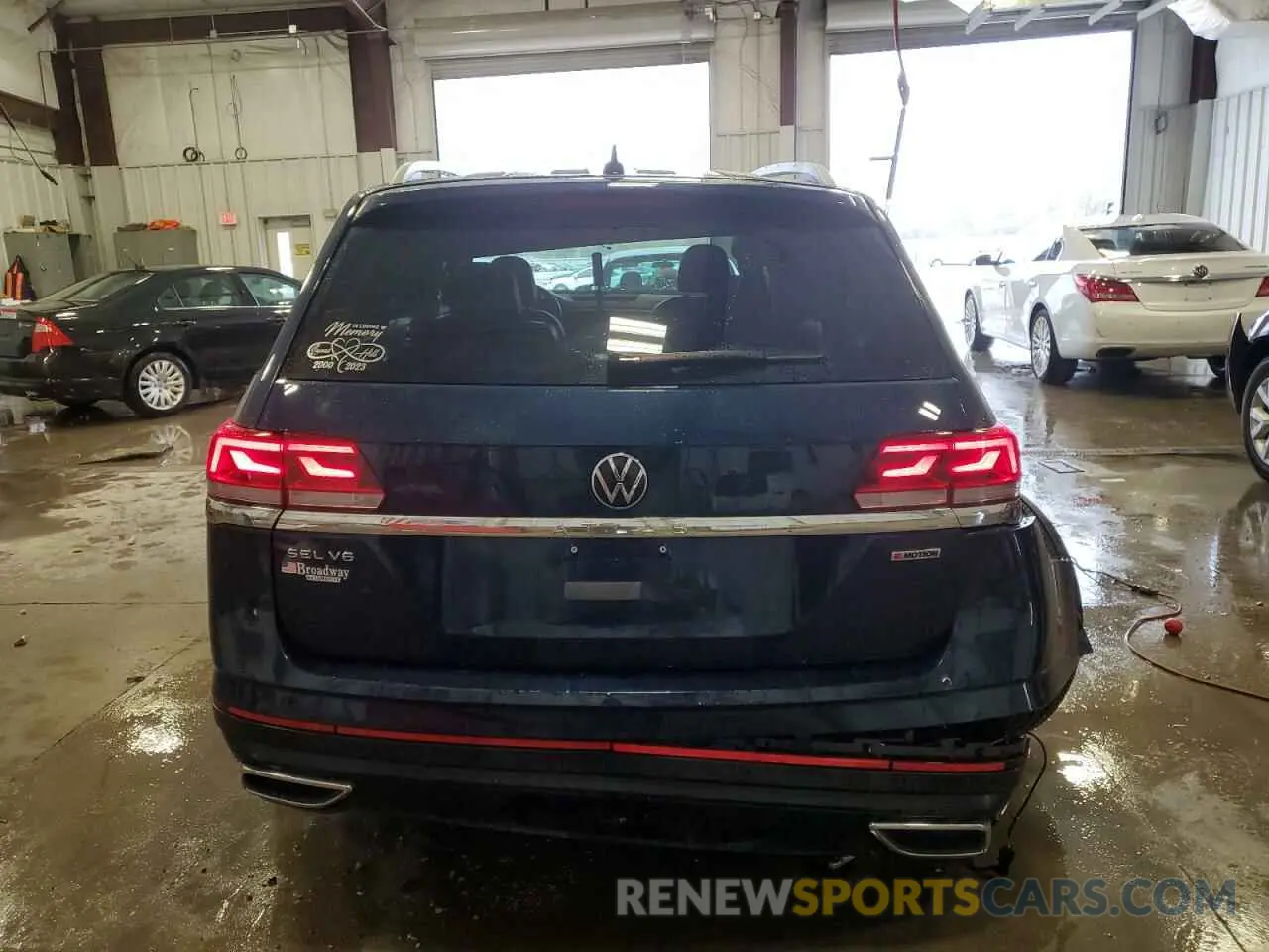 6 fotografías del automóvil dañado 1V2TR2CA3MC509859 VOLKSWAGEN ATLAS 2021