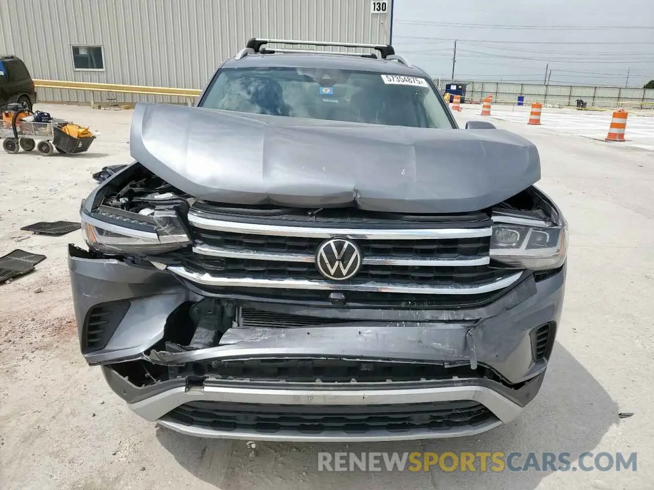 5 fotografías del automóvil dañado 1V2TR2CA5MC510303 VOLKSWAGEN ATLAS 2021