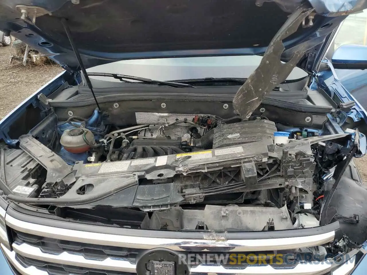 12 fotografías del automóvil dañado 1V2TR2CA8MC535700 VOLKSWAGEN ATLAS 2021