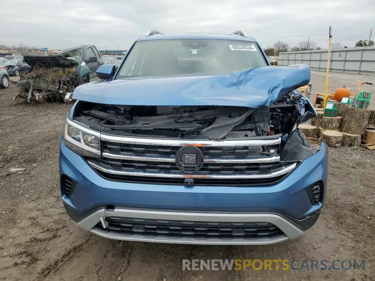 5 fotografías del automóvil dañado 1V2TR2CA8MC535700 VOLKSWAGEN ATLAS 2021