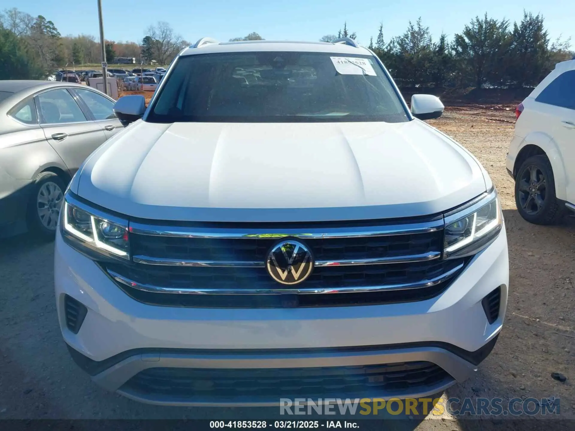 12 fotografías del automóvil dañado 1V2TR2CA8MC562198 VOLKSWAGEN ATLAS 2021