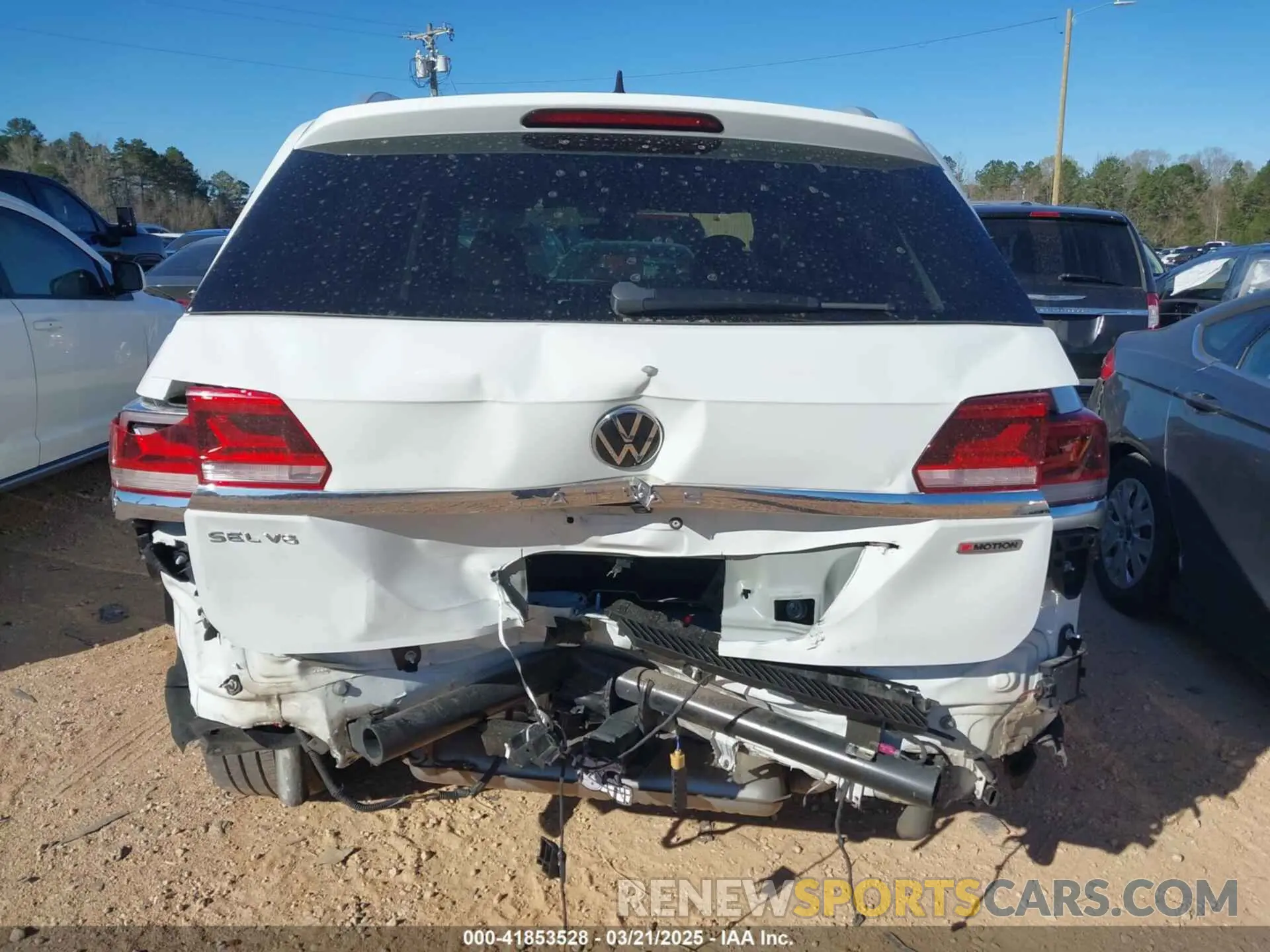 16 fotografías del automóvil dañado 1V2TR2CA8MC562198 VOLKSWAGEN ATLAS 2021
