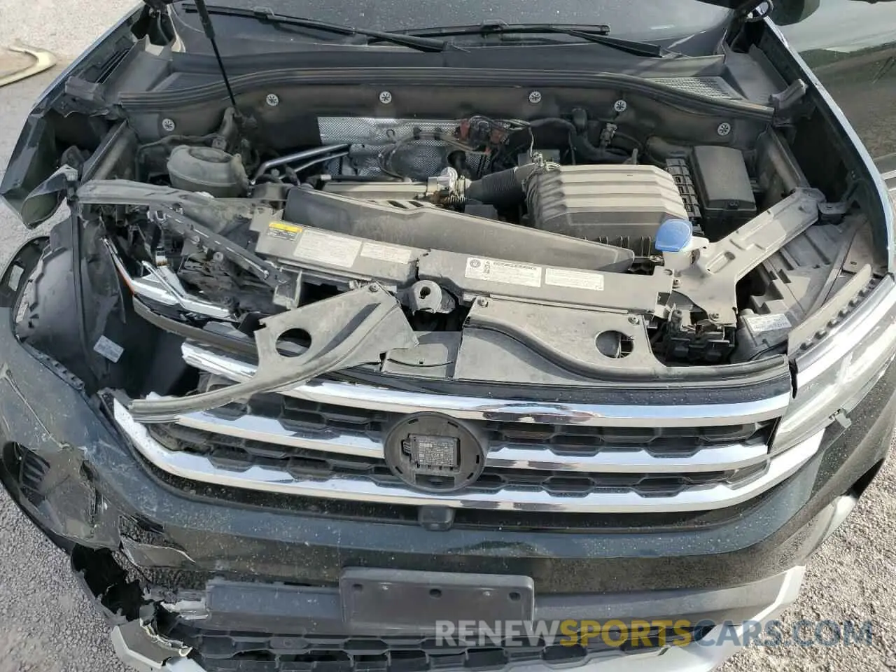 12 fotografías del automóvil dañado 1V2TR2CA9MC502544 VOLKSWAGEN ATLAS 2021