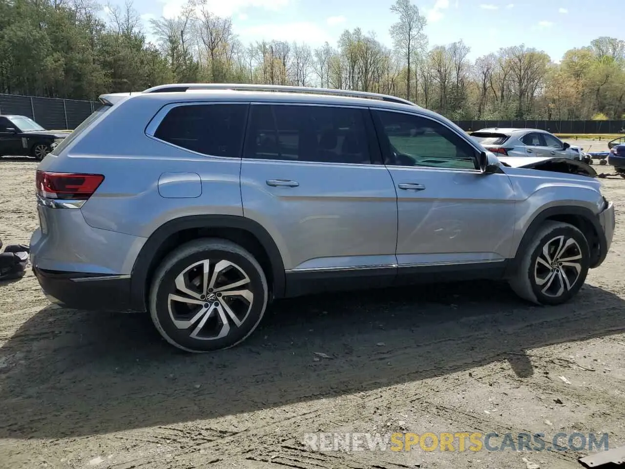 3 fotografías del automóvil dañado 1V2TR2CA9MC506898 VOLKSWAGEN ATLAS 2021