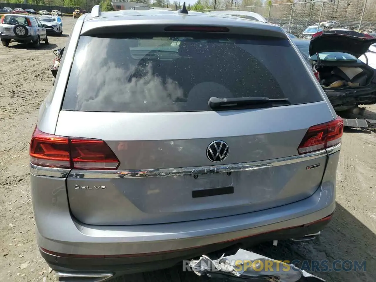 6 fotografías del automóvil dañado 1V2TR2CA9MC506898 VOLKSWAGEN ATLAS 2021