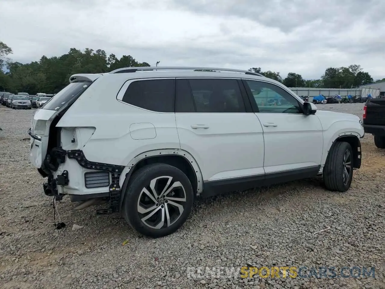3 fotografías del automóvil dañado 1V2TR2CAXMC505873 VOLKSWAGEN ATLAS 2021