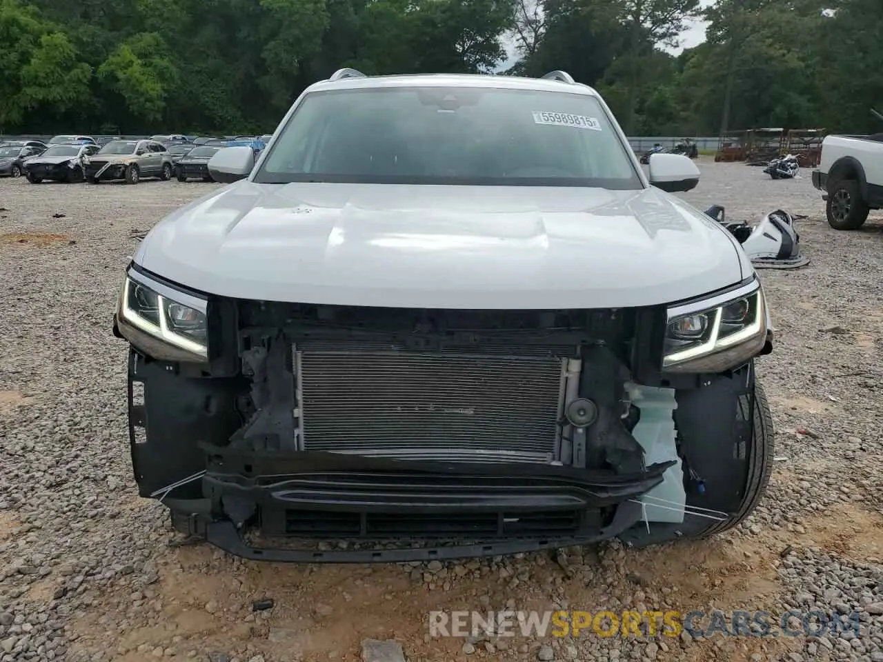 5 fotografías del automóvil dañado 1V2TR2CAXMC505873 VOLKSWAGEN ATLAS 2021