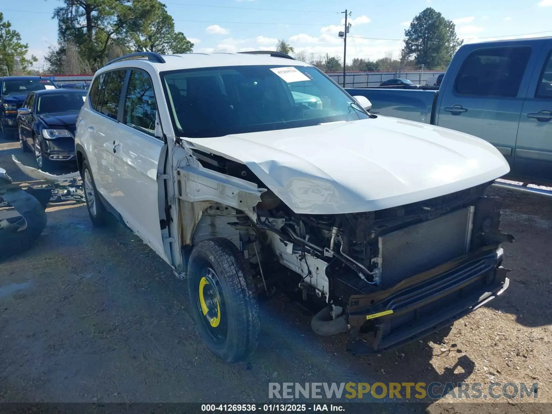 1 fotografías del automóvil dañado 1V2WP2CA9MC562620 VOLKSWAGEN ATLAS 2021