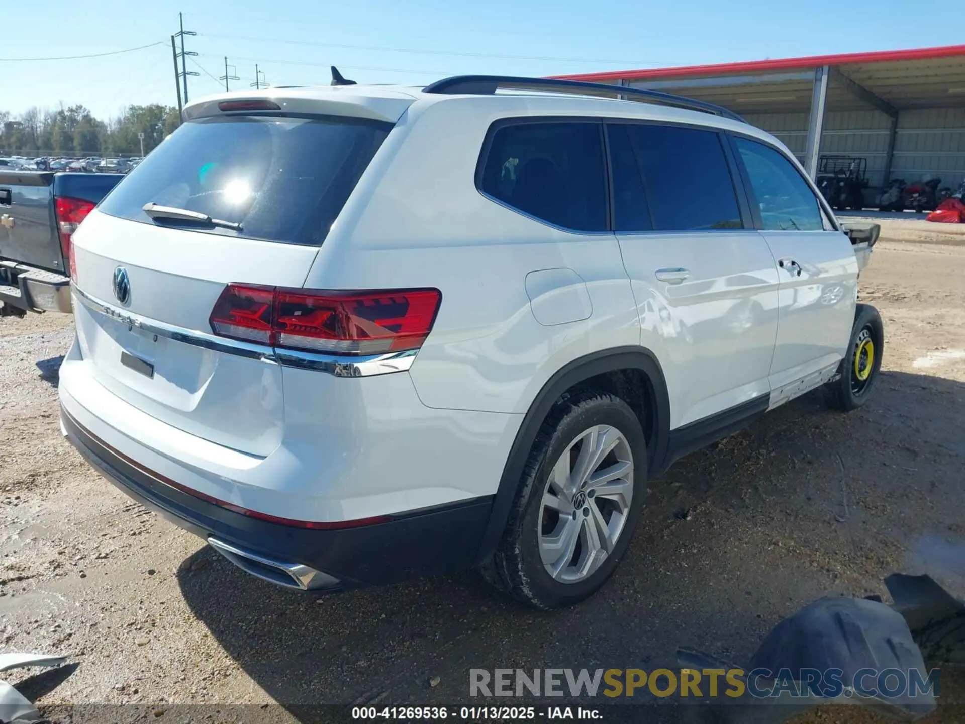 4 fotografías del automóvil dañado 1V2WP2CA9MC562620 VOLKSWAGEN ATLAS 2021