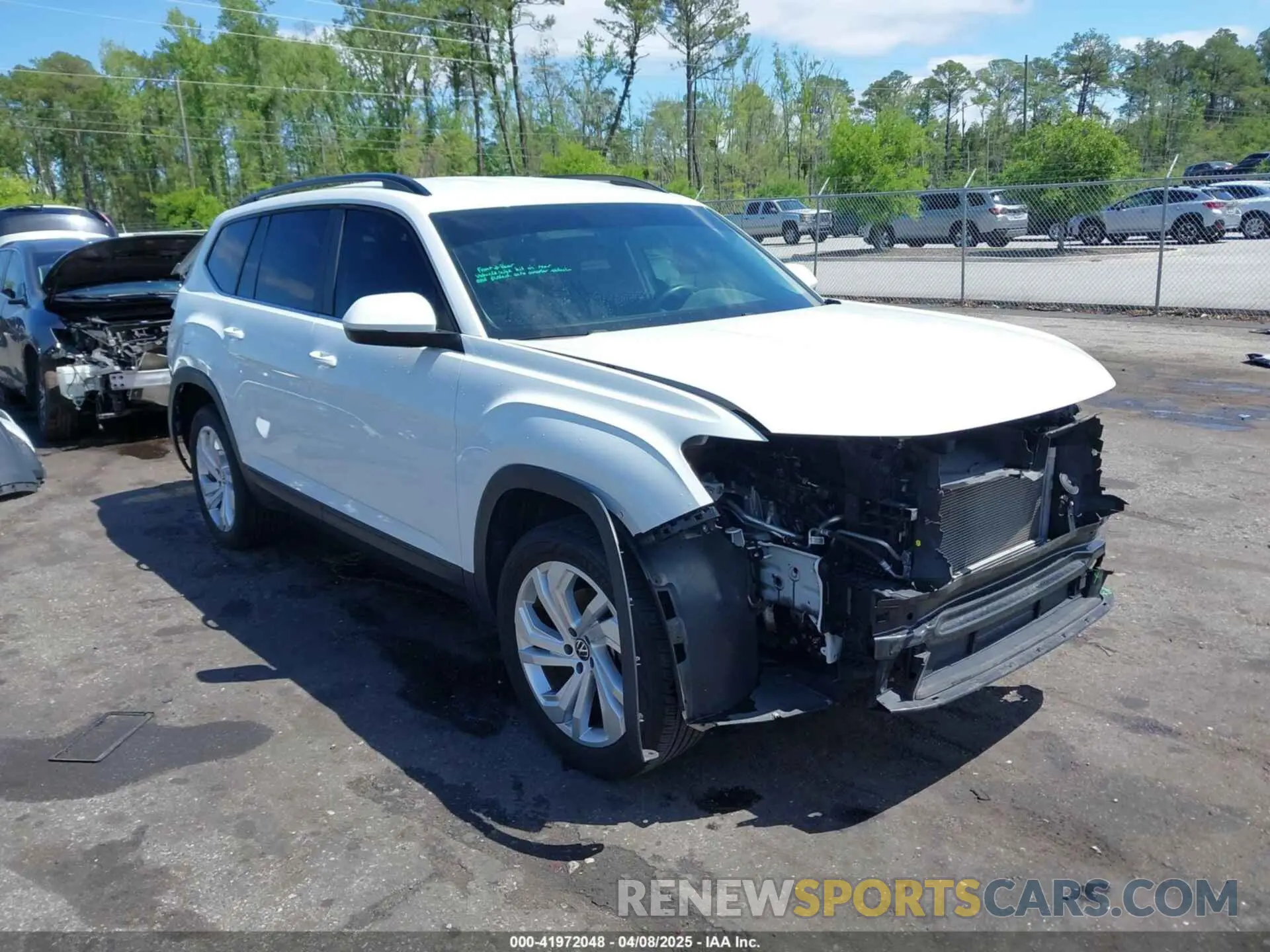 1 fotografías del automóvil dañado 1V2WR2CA2MC529355 VOLKSWAGEN ATLAS 2021