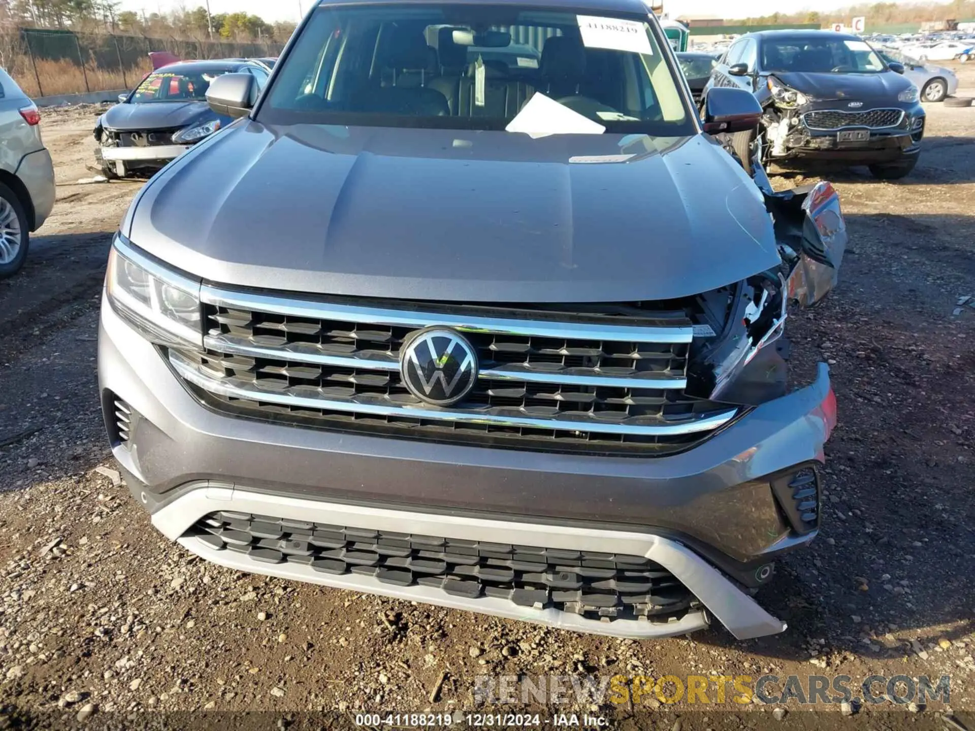 12 fotografías del automóvil dañado 1V2WR2CA6MC553626 VOLKSWAGEN ATLAS 2021